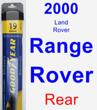 Rear Wiper Blade for 2000 Land Rover Range Rover - Assurance