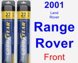 Front Wiper Blade Pack for 2001 Land Rover Range Rover - Assurance