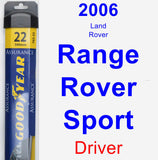 Driver Wiper Blade for 2006 Land Rover Range Rover Sport - Assurance