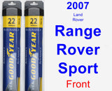 Front Wiper Blade Pack for 2007 Land Rover Range Rover Sport - Assurance