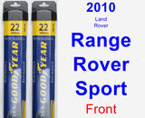 Front Wiper Blade Pack for 2010 Land Rover Range Rover Sport - Assurance
