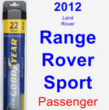 Passenger Wiper Blade for 2012 Land Rover Range Rover Sport - Assurance