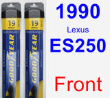 Front Wiper Blade Pack for 1990 Lexus ES250 - Assurance