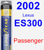 Passenger Wiper Blade for 2002 Lexus ES300 - Assurance