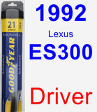 Driver Wiper Blade for 1992 Lexus ES300 - Assurance