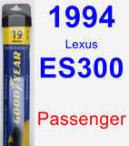 Passenger Wiper Blade for 1994 Lexus ES300 - Assurance