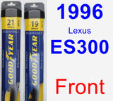 Front Wiper Blade Pack for 1996 Lexus ES300 - Assurance