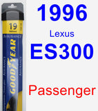 Passenger Wiper Blade for 1996 Lexus ES300 - Assurance