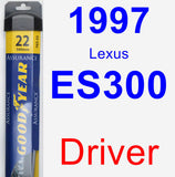 Driver Wiper Blade for 1997 Lexus ES300 - Assurance