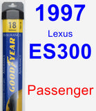 Passenger Wiper Blade for 1997 Lexus ES300 - Assurance