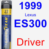 Driver Wiper Blade for 1999 Lexus ES300 - Assurance