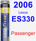 Passenger Wiper Blade for 2006 Lexus ES330 - Assurance