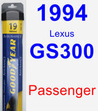 Passenger Wiper Blade for 1994 Lexus GS300 - Assurance