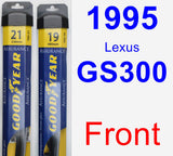 Front Wiper Blade Pack for 1995 Lexus GS300 - Assurance