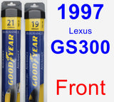 Front Wiper Blade Pack for 1997 Lexus GS300 - Assurance