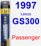 Passenger Wiper Blade for 1997 Lexus GS300 - Assurance