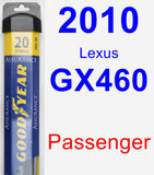 Passenger Wiper Blade for 2010 Lexus GX460 - Assurance