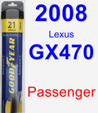 Passenger Wiper Blade for 2008 Lexus GX470 - Assurance