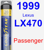 Passenger Wiper Blade for 1999 Lexus LX470 - Assurance