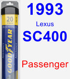 Passenger Wiper Blade for 1993 Lexus SC400 - Assurance