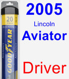 Driver Wiper Blade for 2005 Lincoln Aviator - Assurance
