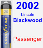 Passenger Wiper Blade for 2002 Lincoln Blackwood - Assurance