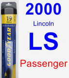 Passenger Wiper Blade for 2000 Lincoln LS - Assurance