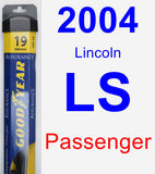 Passenger Wiper Blade for 2004 Lincoln LS - Assurance