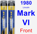 Front Wiper Blade Pack for 1980 Lincoln Mark VI - Assurance