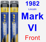 Front Wiper Blade Pack for 1982 Lincoln Mark VI - Assurance