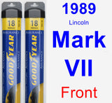 Front Wiper Blade Pack for 1989 Lincoln Mark VII - Assurance