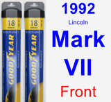 Front Wiper Blade Pack for 1992 Lincoln Mark VII - Assurance