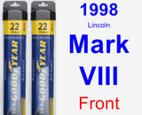 Front Wiper Blade Pack for 1998 Lincoln Mark VIII - Assurance