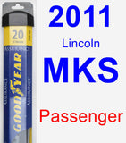 Passenger Wiper Blade for 2011 Lincoln MKS - Assurance