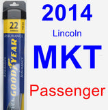 Passenger Wiper Blade for 2014 Lincoln MKT - Assurance