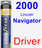 Driver Wiper Blade for 2000 Lincoln Navigator - Assurance