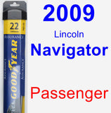 Passenger Wiper Blade for 2009 Lincoln Navigator - Assurance