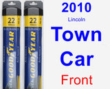 Front Wiper Blade Pack for 2010 Lincoln Town Car - Assurance