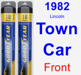 Front Wiper Blade Pack for 1982 Lincoln Town Car - Assurance