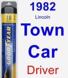 Driver Wiper Blade for 1982 Lincoln Town Car - Assurance