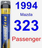 Passenger Wiper Blade for 1994 Mazda 323 - Assurance