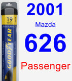 Passenger Wiper Blade for 2001 Mazda 626 - Assurance