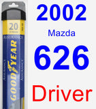 Driver Wiper Blade for 2002 Mazda 626 - Assurance