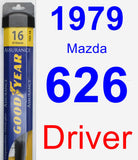 Driver Wiper Blade for 1979 Mazda 626 - Assurance