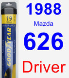 Driver Wiper Blade for 1988 Mazda 626 - Assurance