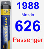 Passenger Wiper Blade for 1988 Mazda 626 - Assurance