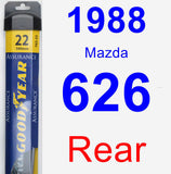 Rear Wiper Blade for 1988 Mazda 626 - Assurance
