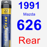 Rear Wiper Blade for 1991 Mazda 626 - Assurance