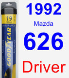 Driver Wiper Blade for 1992 Mazda 626 - Assurance