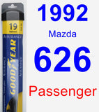 Passenger Wiper Blade for 1992 Mazda 626 - Assurance